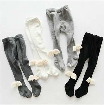 

Newborn Infant Baby Girl Pantyhose with Wings Baby Tights Leggings Pure Color Stockings Slim Leggings Lovely Girls Tights