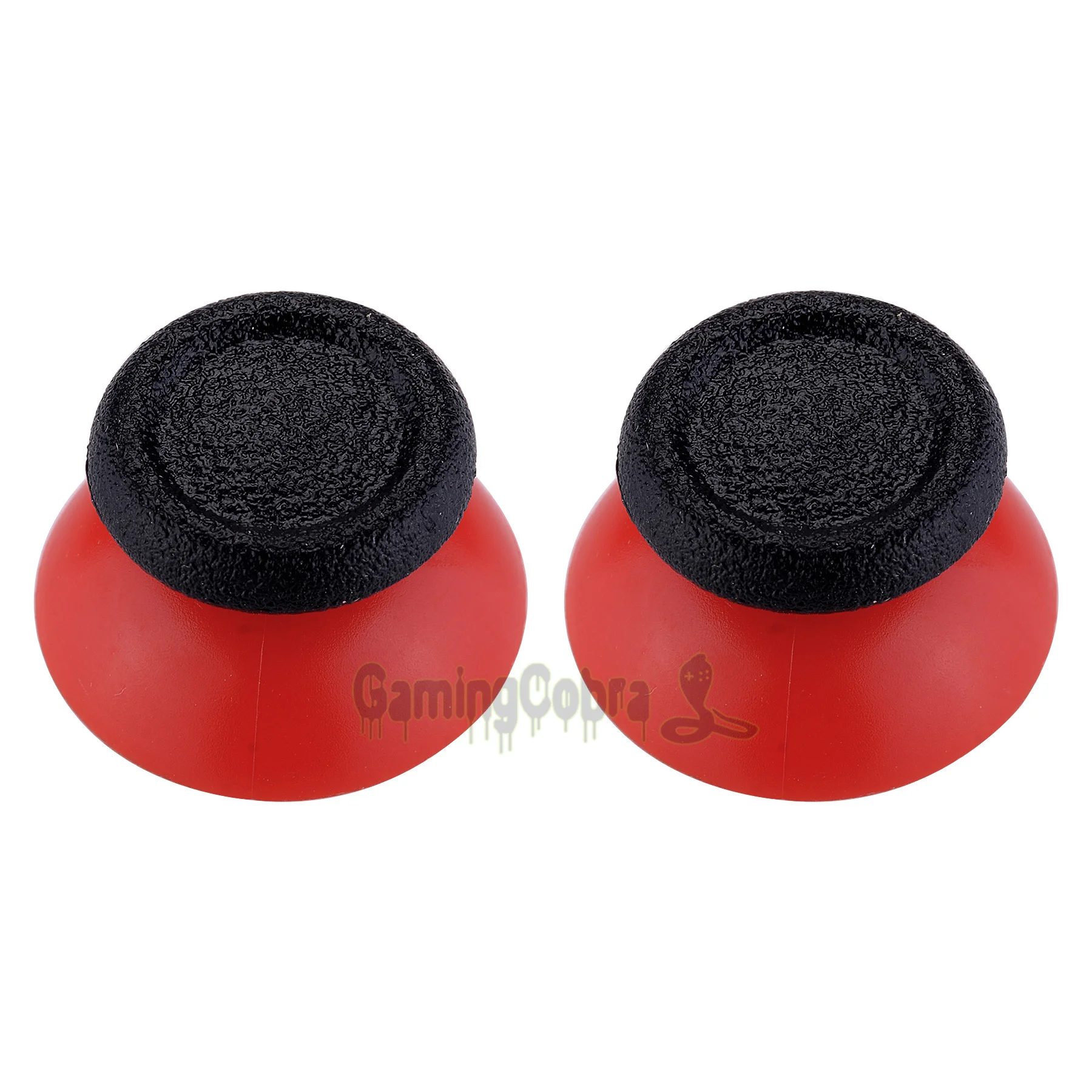 

eXtremeRate 1 Pair Red Black Replacement Joystick Analog Thumbsticks for ps5, for ps4, for ps4 Slim, for ps4 Pro Controller