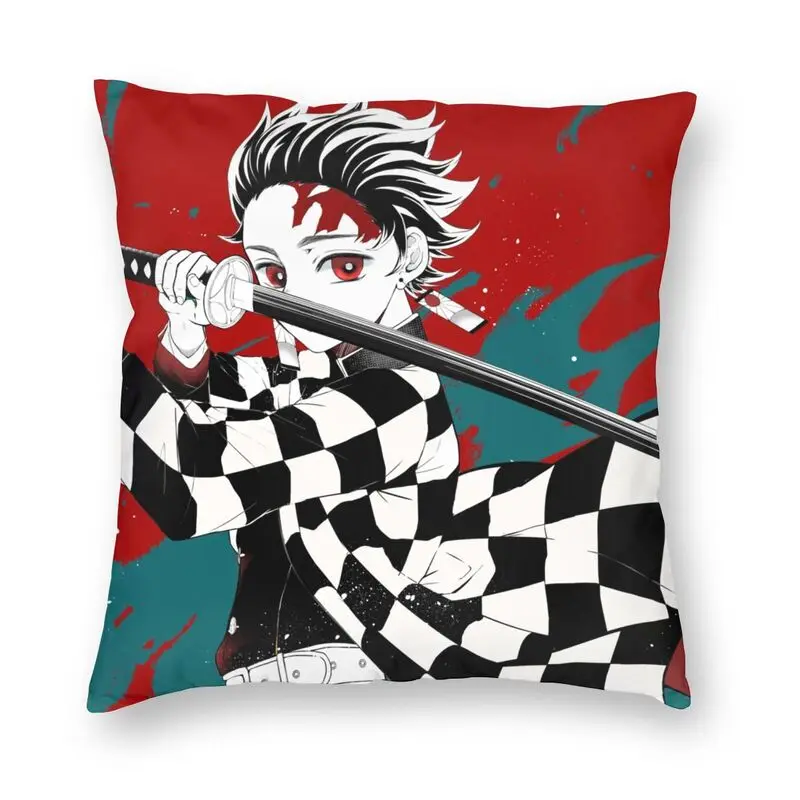 

Focused Demon Slayer Kimetsu No Yaiba Cushion Cover Sofa Home Decor Focused Demon Slayer Kimetsu no Yaiba Pillow Cover 40x40