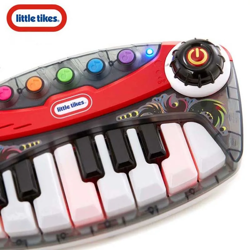 Little Tikes America Little Tikes ударная электронная клавиатура для младенцев раннего возраста обучающая маленькая игрушка для фортепиано