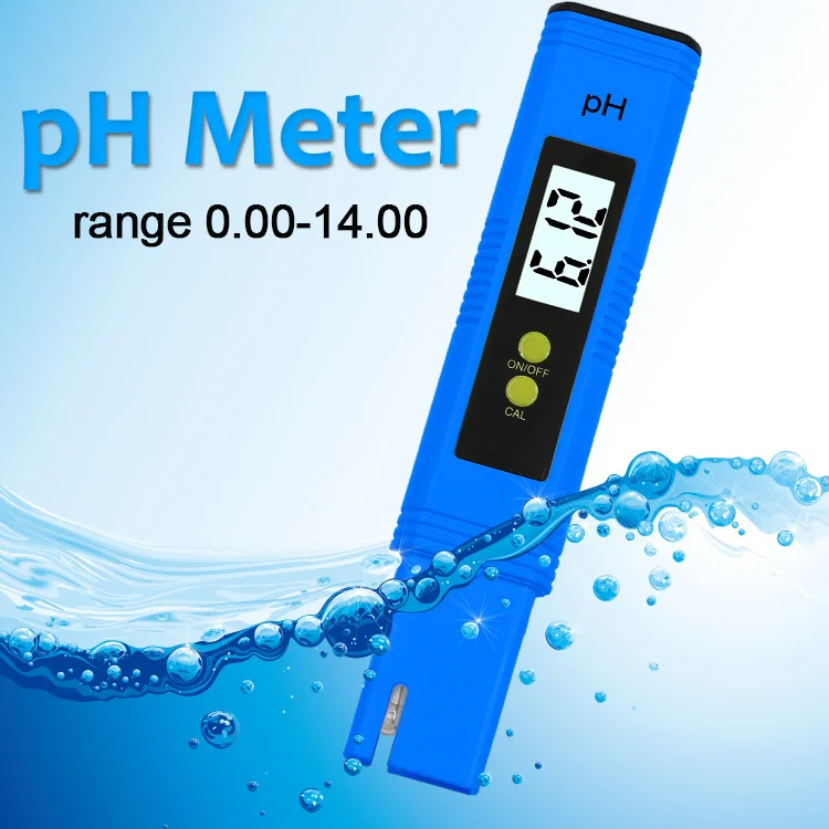 Portable LCD Digital PH Meter Pen of Tester accuracy 0.01 Aquarium Pool Water Wine Urine automatic calibration