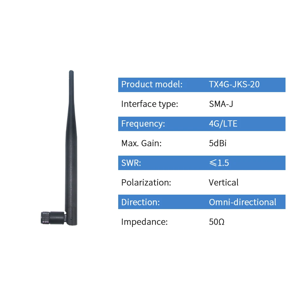 3G LTE 4G Antenna for WIFI Router Modem Omni Antennas with SMA Male for DTU Wireless 2