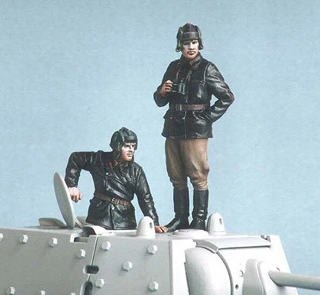 1/35 Неокрашенная сборка Набор фигурок из смолы советские танкеры | Игрушки и хобби