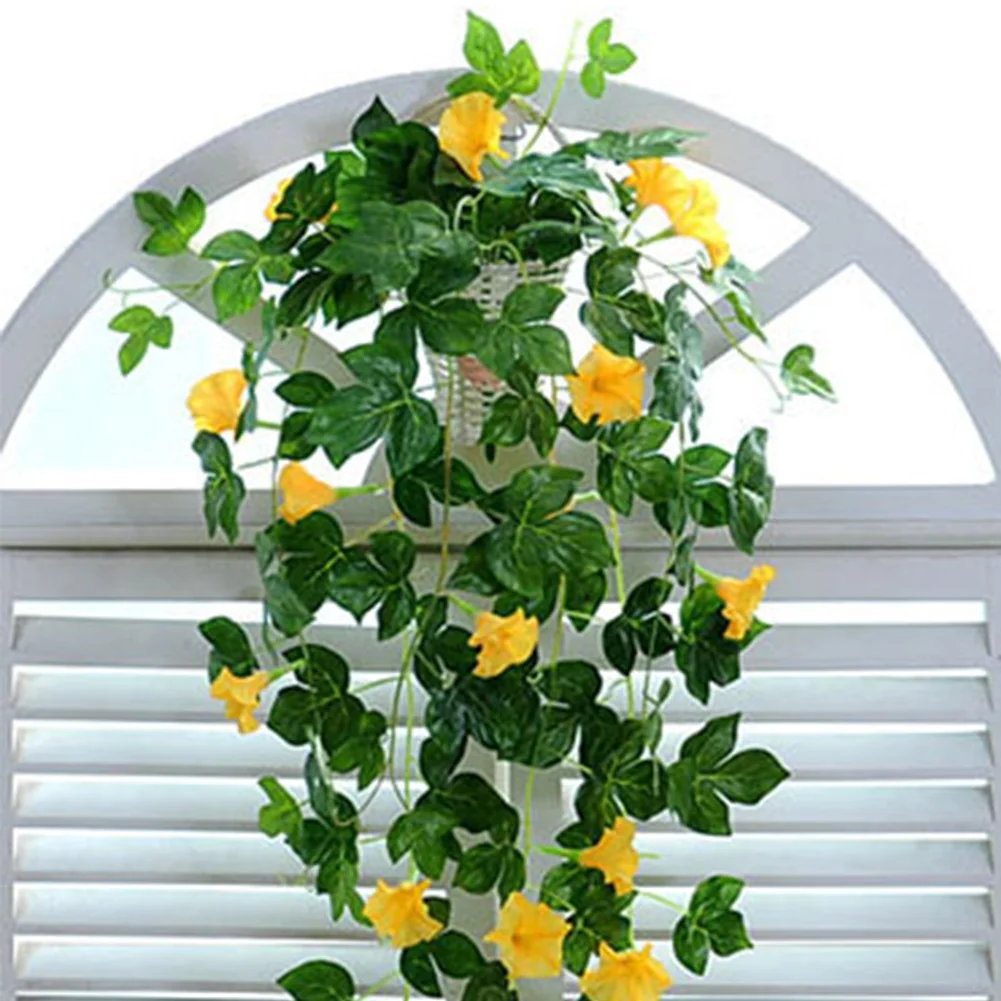 Гирлянда Morning Glory Vine вечерние гирлянды DIY подарок свадебный офис Сад домашний Декор настенный Искусственный завод отель
