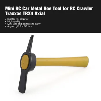 

Mini RC Car Double Pull Metal Hoe for 1/10 RC Crawler Traxxas TRX4 Axial SCX10 RC4WD D90 D110 Spare Parts Accessorie tt