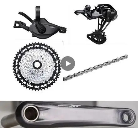 DEORE XT M8100 12s набор велосипедных велосипедов YBN цепь skilful cassette 11-50T | Спорт и