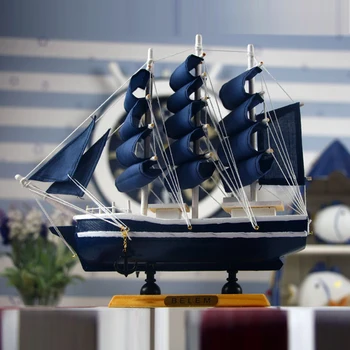 

EUROPEAN WOODEN SAILING ACCESSORIES ART HOME LIVINGROOM TABLE FIGURINES DECORATION MODLE ROOM OFFICE DESKTOP ORNAMENTS CRAFTS