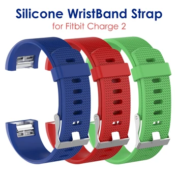 

Bands Compatible for Fitbit Charge 2 Smart Wristband Bracelet Watchband Adjustable Sport Straps Women Men Large Small Mix Color