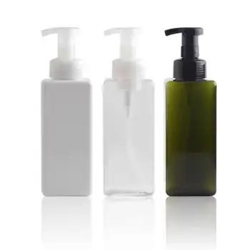 

1/2Pcs 650ml Empty Foaming Shampoo Lotion Pump Bottles Liquid Soap Facial Cleanser Dispenser Refillable Bottle Containers