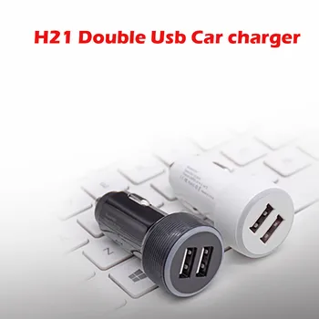 

Led Light Dual Usb Car Charger Fast Charging Adapter For Iphone For Samsung Dual Car Usb Adapter Charger Socket #yl10