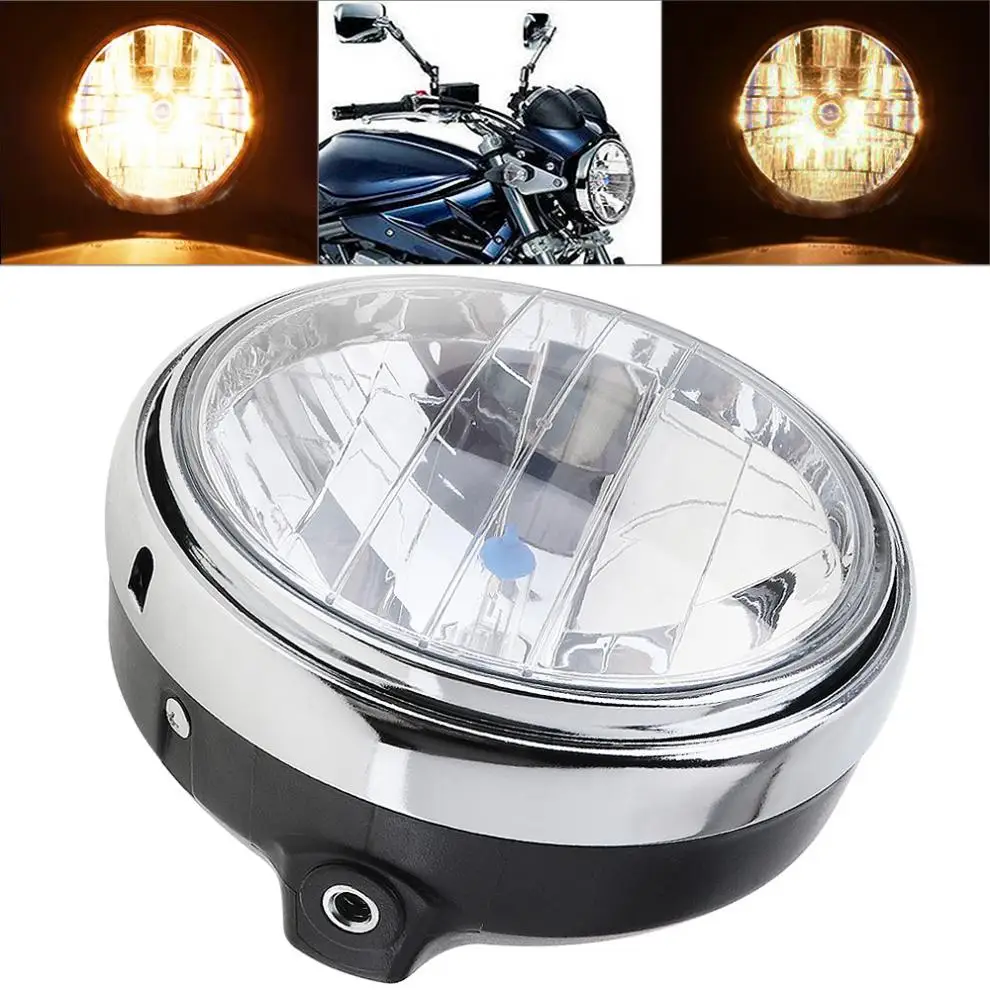 

7 Inch 35W Universal Motorcycle Headlight Clear Lens Beam Round Motorbike LED HeadLamp Head Light Fit for Honda CB Series