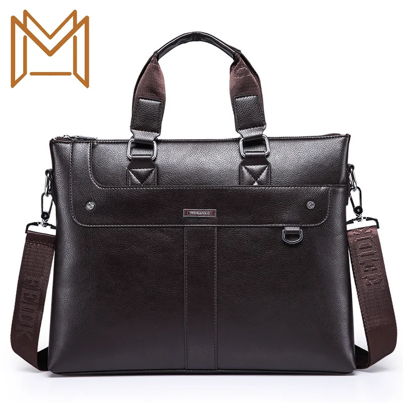

Season Man Genuine Leather Portable Cross Section Single Shoulder Package Diagonal Man Bag