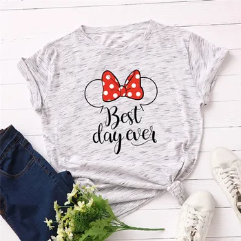 

Plus Size S-5XL Bow-knot Letter Print T Shirt Women Shirts 100%Cotton O Neck Short Sleeve Tees Summer T-Shirt Pink Tops TShirt