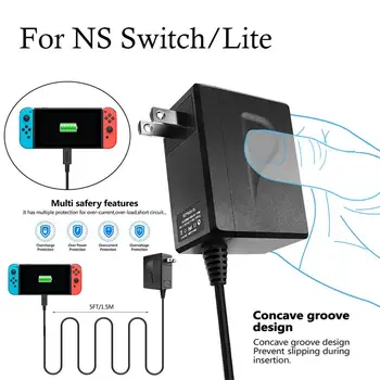 

AC Adapter Charger Game Console Charger For NS Switch Lite For Samsung Note 10+ 45W fast charging Type-c EU plug universal
