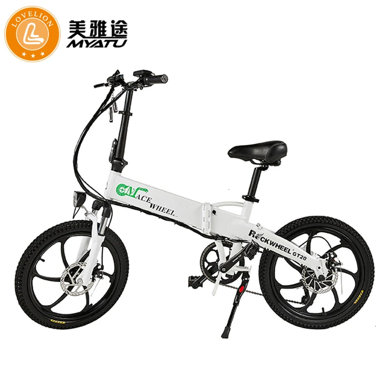 

[MYATU] Smart 7.8AH Battery Folding Electric Bicycle Bike Moped Disc Brakes LED Front Light Electric Bicycle