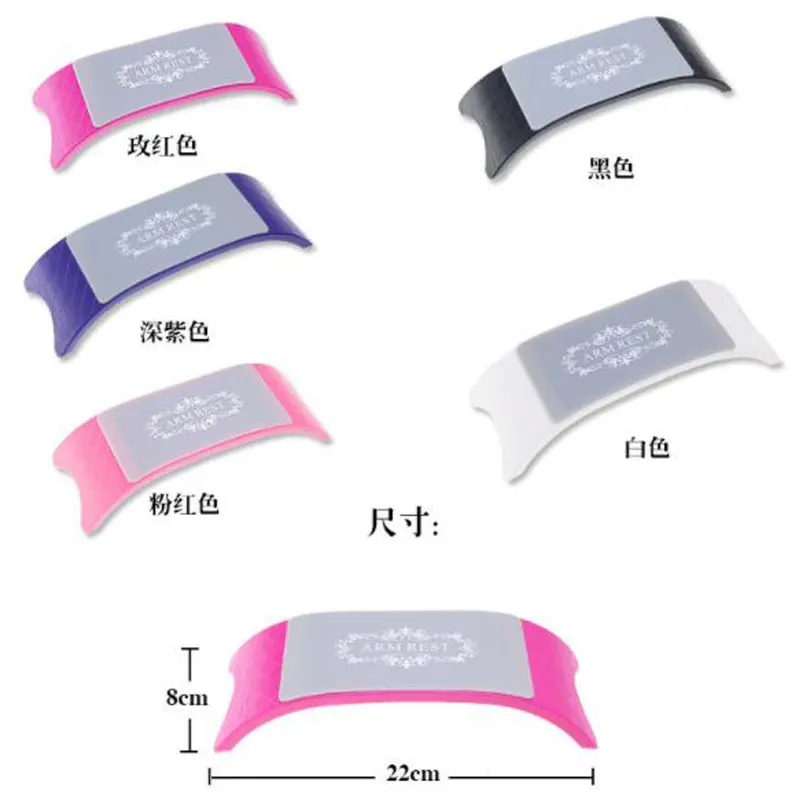 Nail Art Hand Pillow Nail Hand Rest Nail Arm Rest Nail Art Tool Pro Comfortable Plastic Silicone Nail art Cushion Pillow Hand Holder Nail Arm Rest Manicure Accessories Tool Equipment