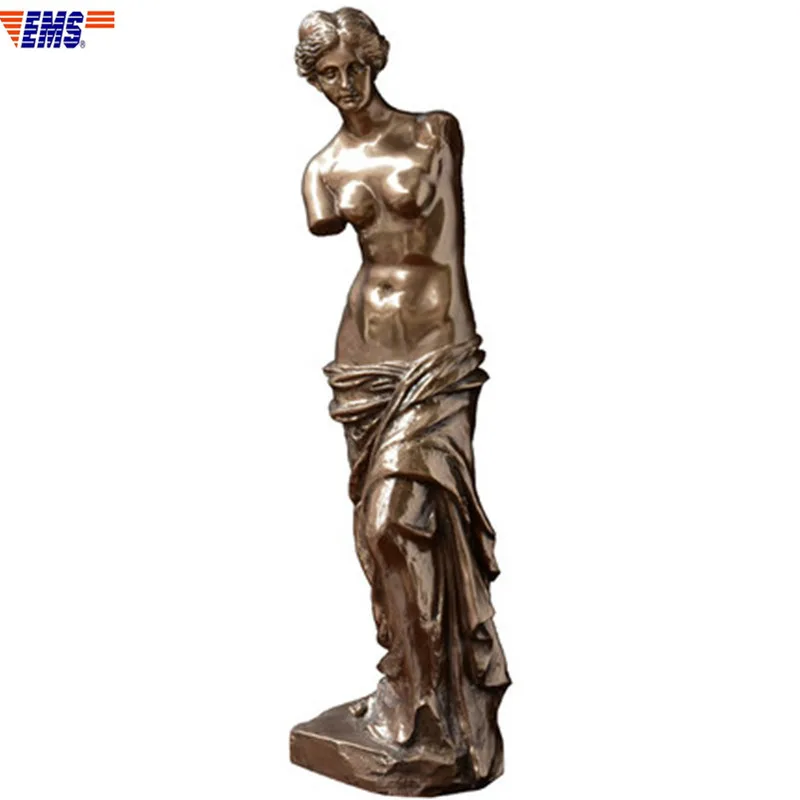 Римская мифологическая Богиня Венера полная длина портрет холодная литая бронза статуя личности гостиной вход украшения X2758