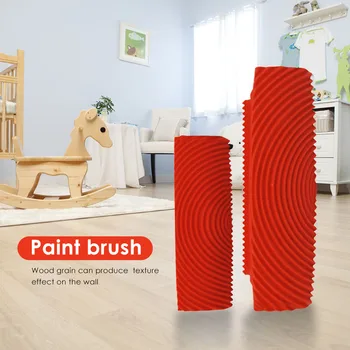 

2pcs Wall Paint Runner Roller Brushes Practical Multi-functional Durable Classic Household Wall Decorative DIY Tools Set
