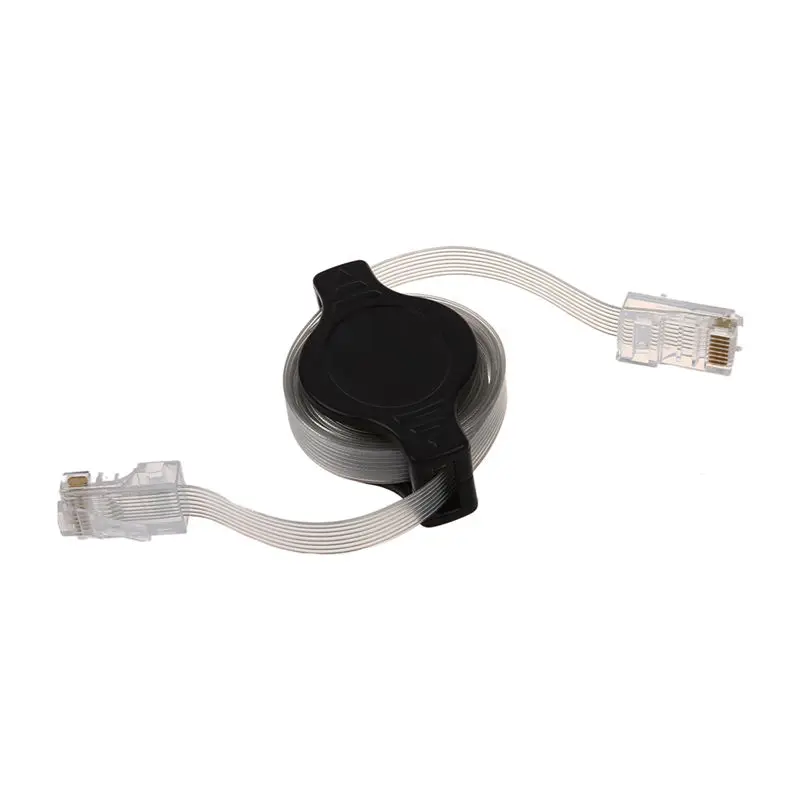 1,5 м(2-Pack) Выдвижной Ethernet кабель Cat5 RJ45 LAN Сетевой кабель