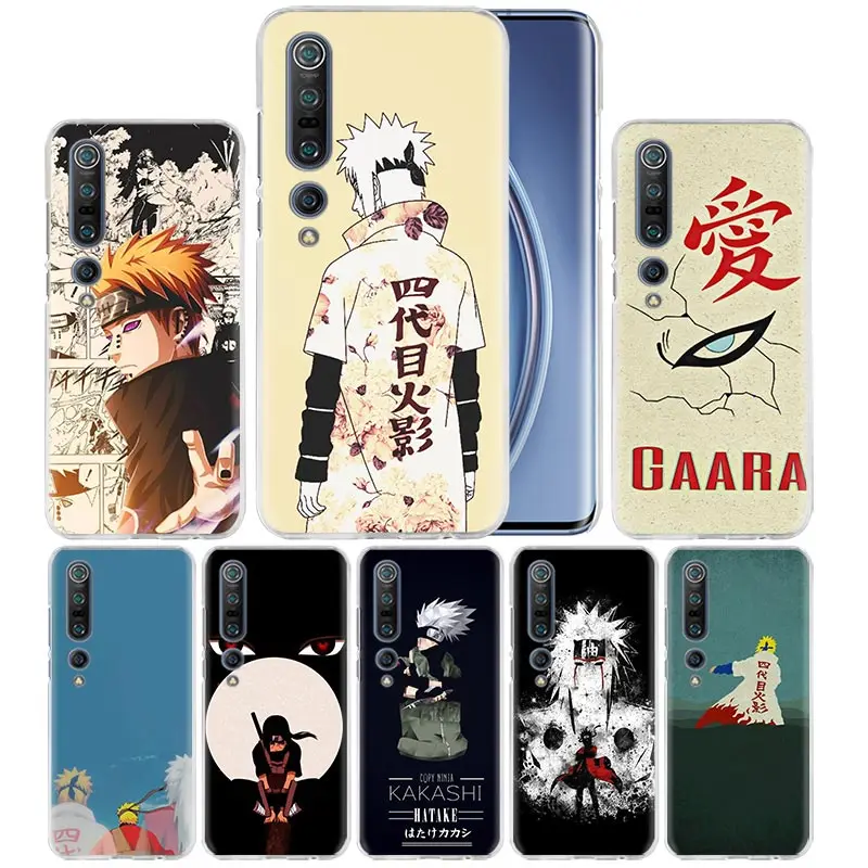 

Naruto Hokage Ninjia Case for Xiaomi Mi Note 10 Pro 5G 9T 9 CC9 A3 A2 8 Lite 6X Poco X2 F1 Hard PC Phone Capas Fall Anime