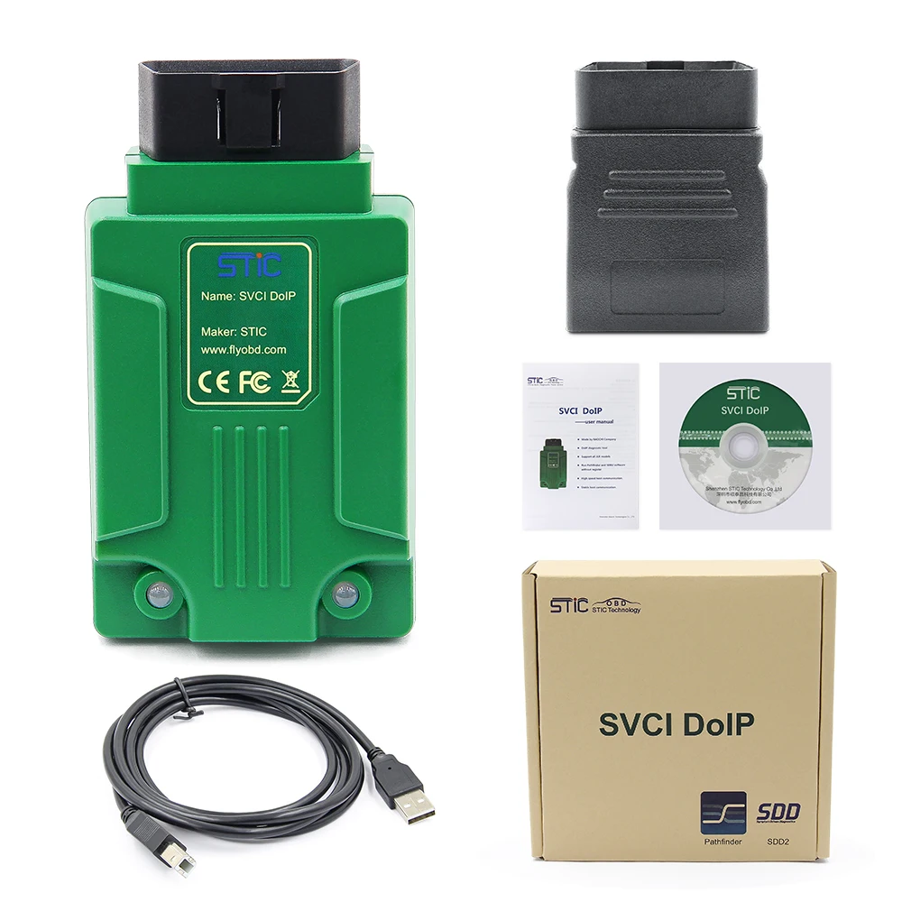 SVCI DoIP для JLR OBD2 OBDII диагностический инструмент STC SVCI DoIP для PATHFINDER& JLR SDD V156 FVDI онлайн программируемый сканер ECU