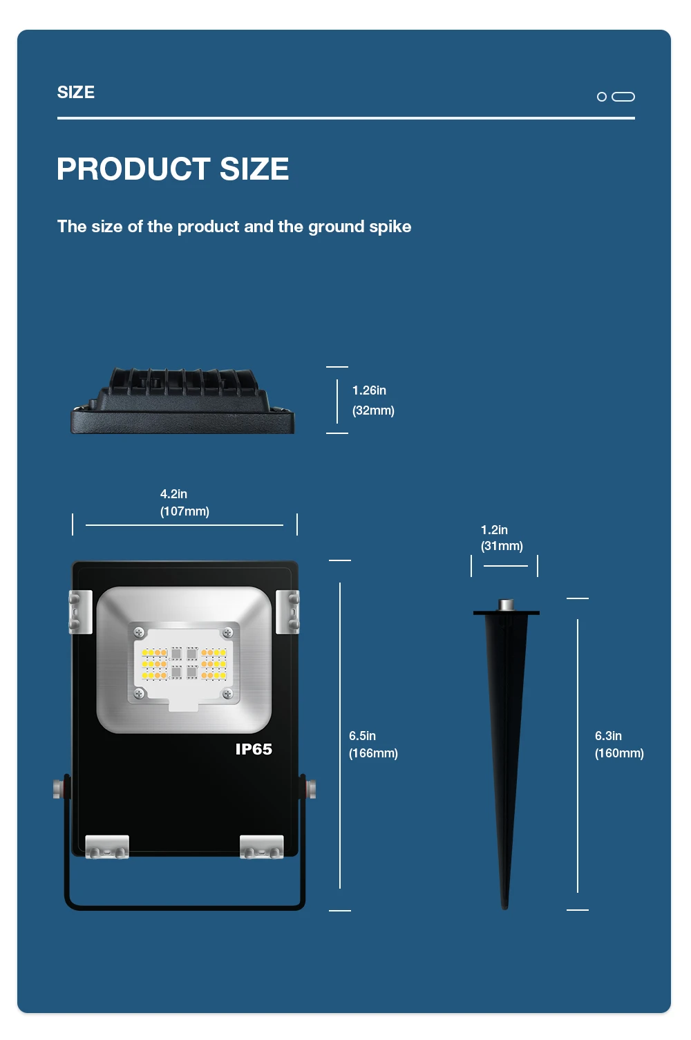 rgbcct led projector ip65 à prova dwaterproof