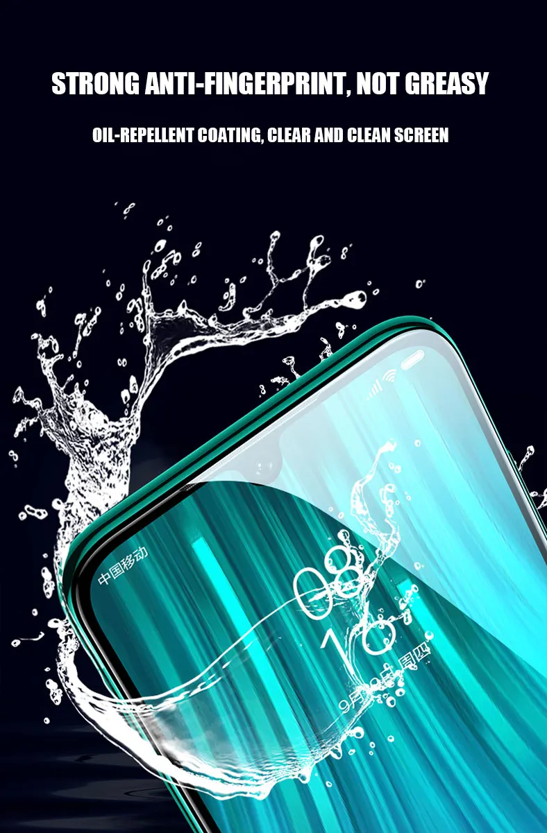 6D закаленное стекло для xiaomi redmi note 8T 8 Pro полный закругленный протектор экрана для xiaomi redmi note 8 pro глобальная версия стекла