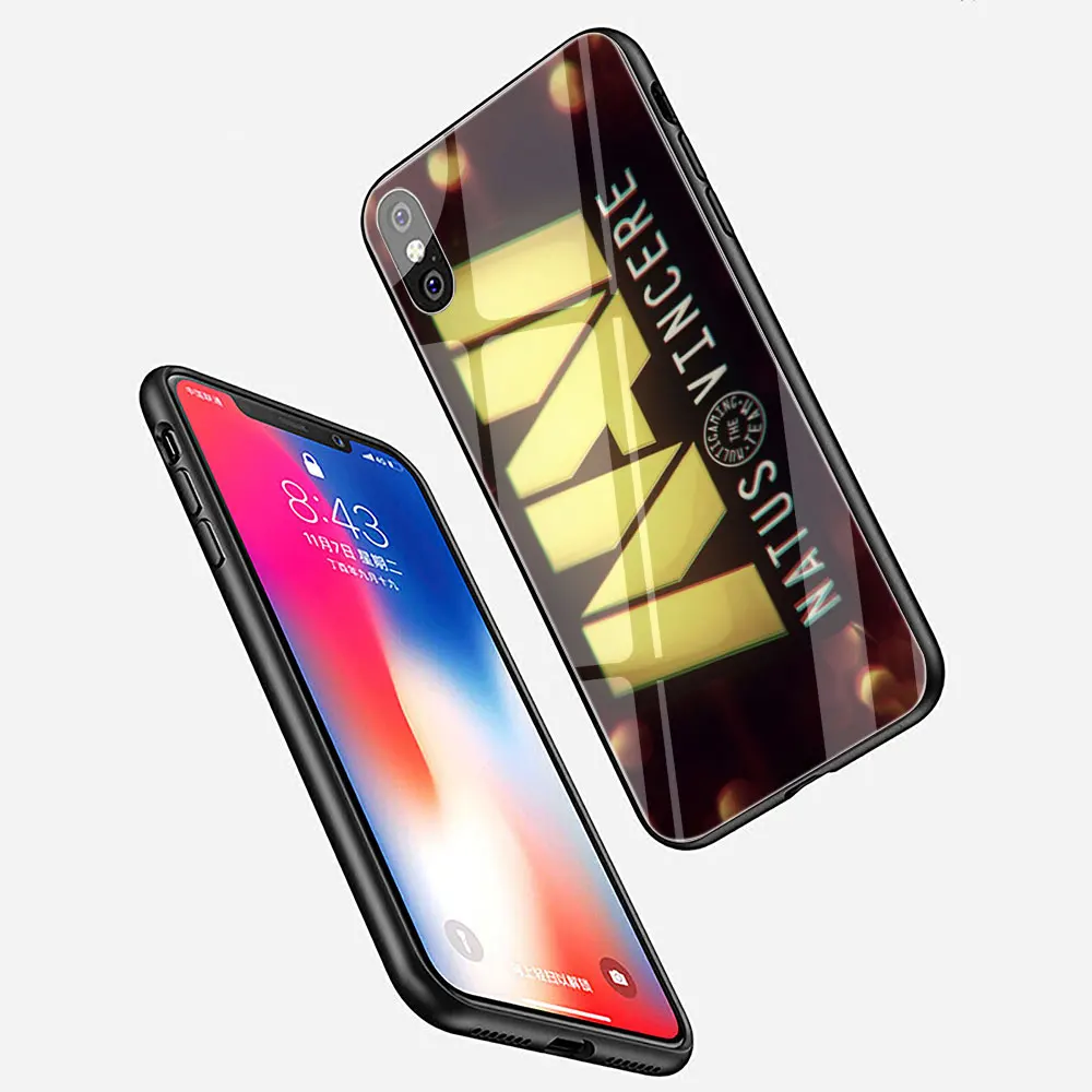 EWAU рожденные побеждать navi закаленное Стекло телефон чехол для iPhone 11 Pro 6 Plus 6S Plus 7 8 Plus X XS XR XS Max
