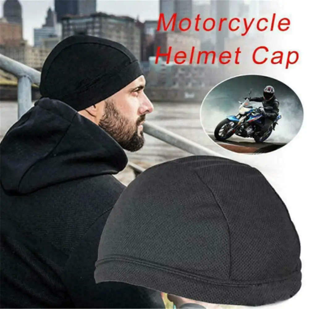 

Moisture Wicking Cooling Skull Cap Inner Liner Helmet Beanie Dome Cap Sweatband Outdoor sports quick-drying cap T#