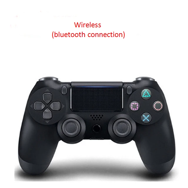 Wireless-2 Bluetooth геймпад для Playstation sony PS4 Проводной контроллер Джойстик контроллер для DualShock Вибрационный джойстик для ПК - Цвет: Wireless-2