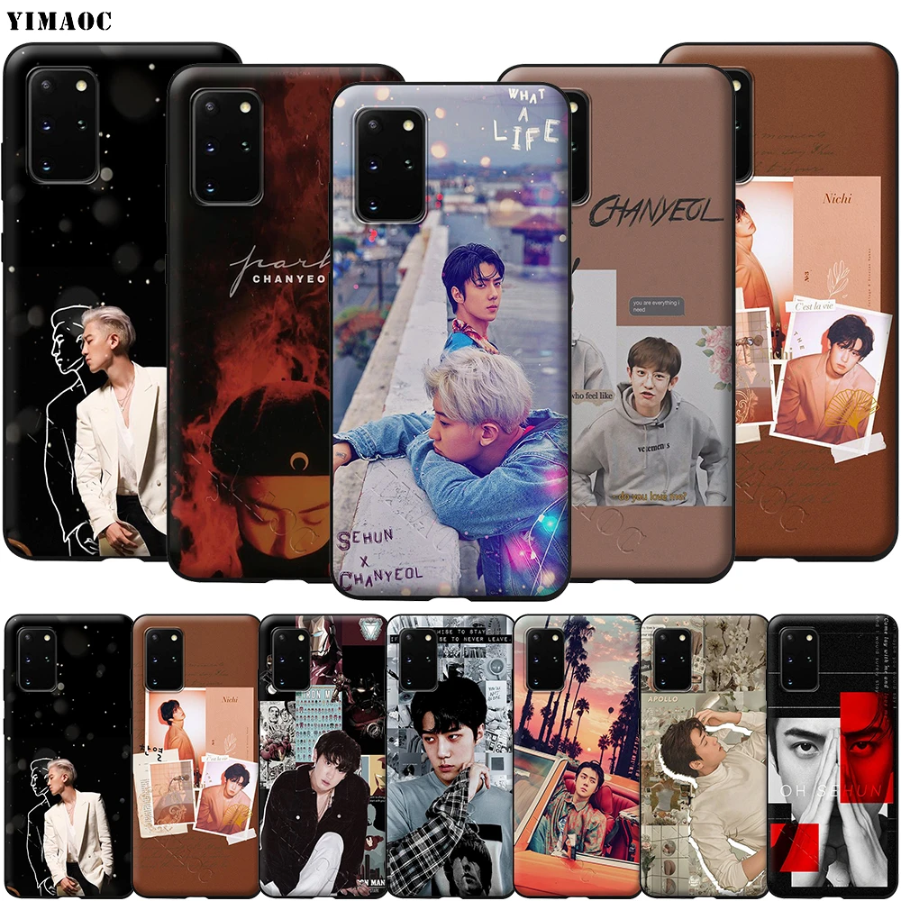 Chanyeol Sehun Exo Case For Samsung Galaxy A7 A8 A9 A10 A20 A30 A40 A50 A70 S10 Plus S20 Ultra Note 10 Lite A51 A71 A81 A91 Phone Case Covers Aliexpress