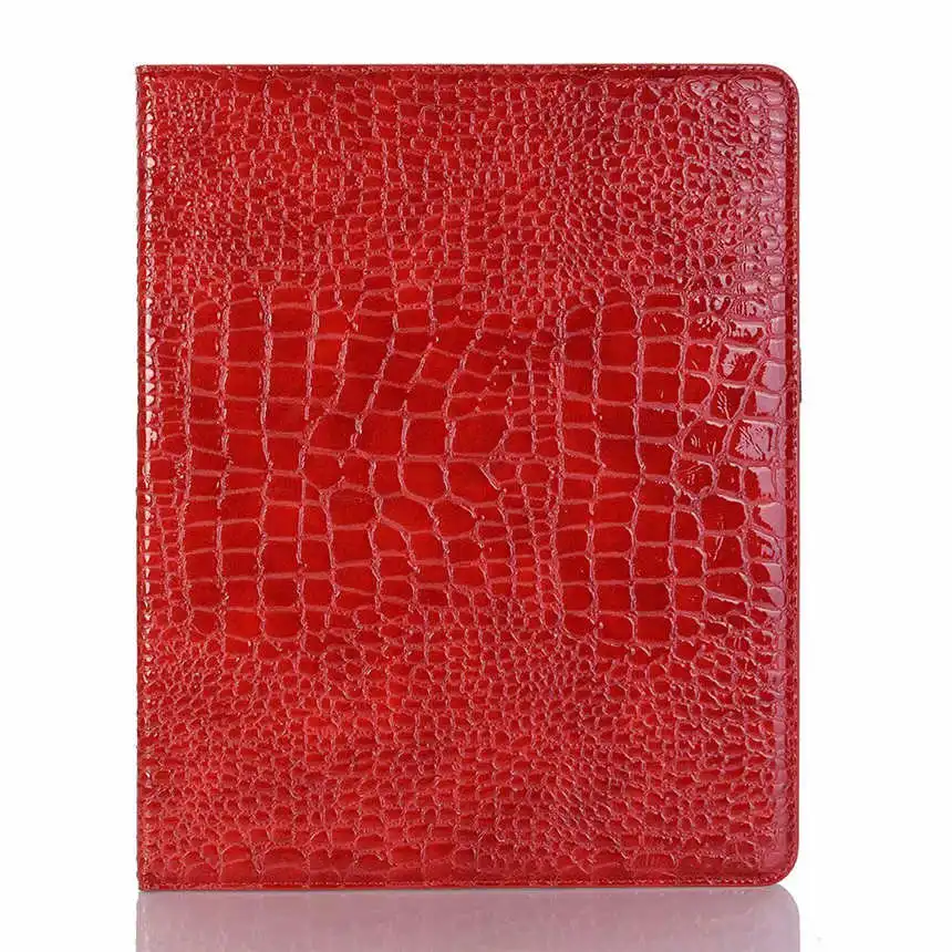 Folio Stand Coque для нового iPad Pro 11 чехол роскошный Слот для крокодиловой карты PU кожаный чехол для iPad Pro 11 Роскошный чехол - Цвет: Red