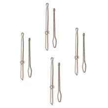 8 sztuk Bodkin igły Threader pincety wstaw elastyczne przyrządy do szycia 65mm 85mm