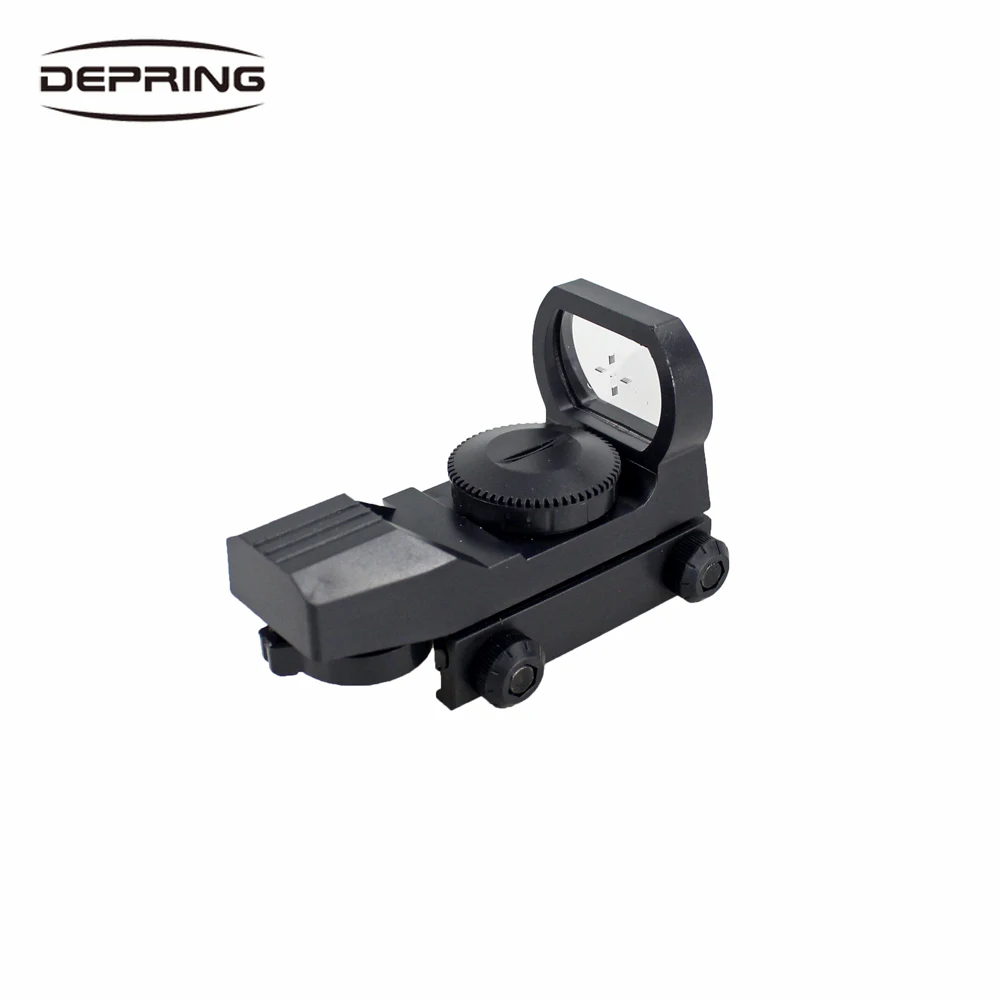 

20mm Rail Scope Hunting Optic Holographic Green Dot Sight Reflex Reticle Tactical Scope Collimator for Toy Gun Accessory Plastic