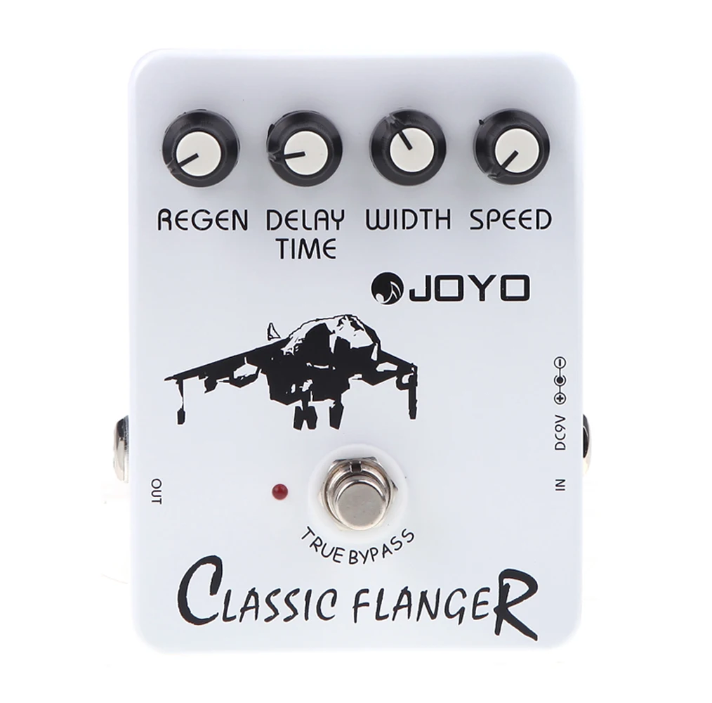 Joyo JF-07 Классический Flanger гитарный эффект педали с истинным байпасным дизайном