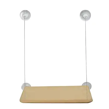 

Cat Hanging Beds Window Mount Hammock Soft Comfortable Pets Kitten Rest House It's a Cat Bed That Saves Family Space