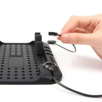 

Multi-functional Magnetic Silicone Anti-Slip Mat Car Navigation Mobile Phone USB Charger E7CA