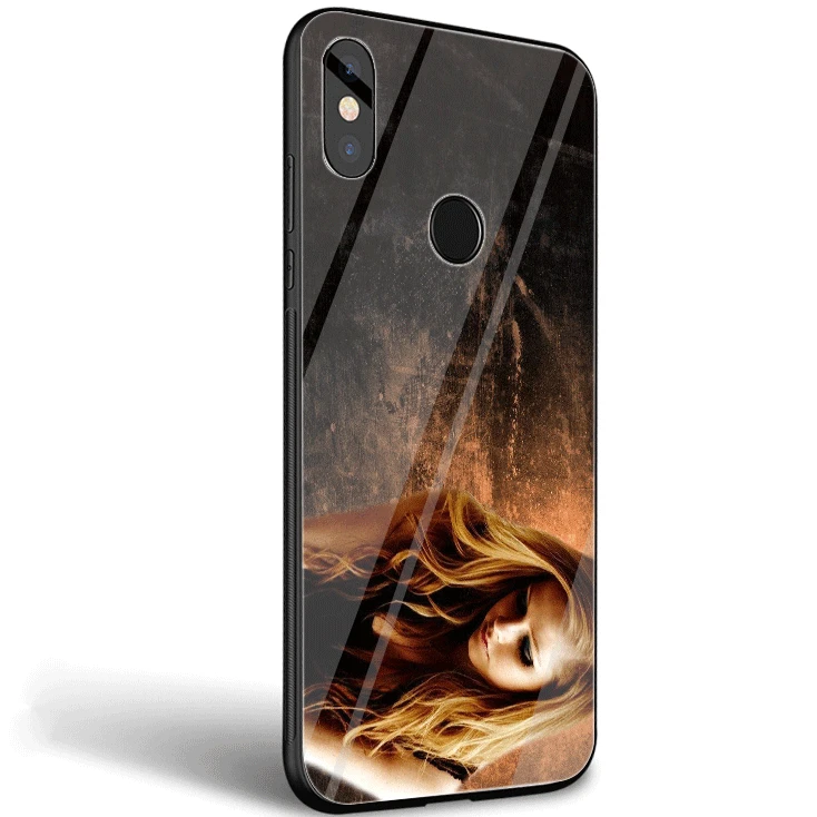 Мобильный чехол для телефона Стекло ТПУ для Xiaomi Mi Note7 5 6 iPad Pro Poco F1 A1 A2 4X5X6X9 крышка Аврил Лавин