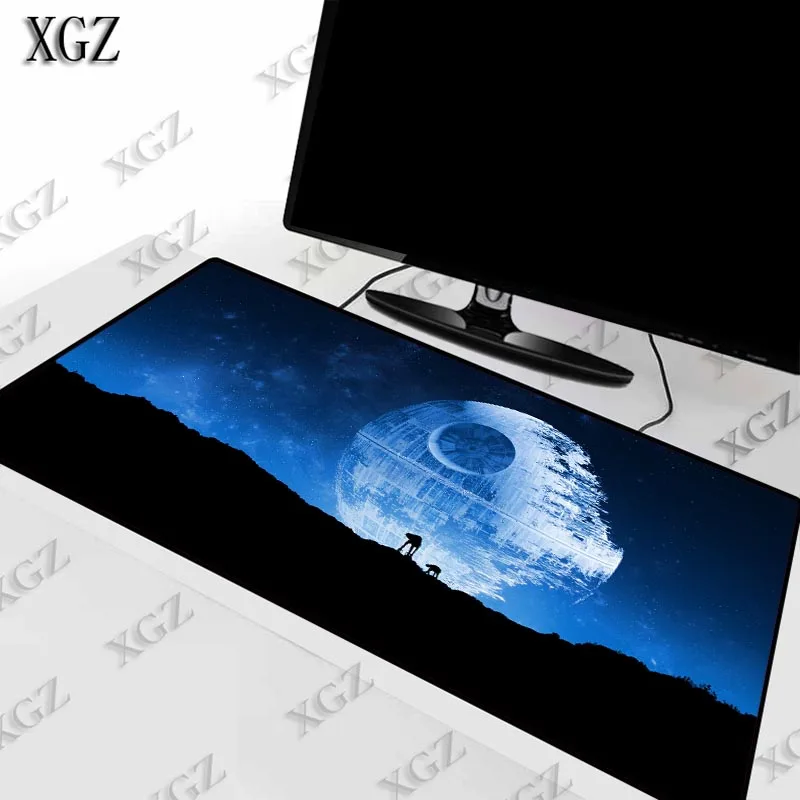 

XGZ Star Wars Large Size Gaming Mouse Pad Natural Rubber PC Computer Gamer Mousepad Desk Mat Locking Edge for CS GO LOL Dota XXL