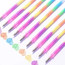 2/10 шт./лот мульти Цвет пополнения чернил для школьных принадлежностей Радуга хайлайтеров Заправка для гелевой ручки для студентов DIY живопись флуоресцентные граффити