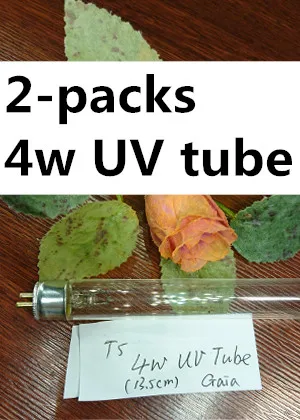 4w tube x2pcs T5 линейный бактерицидный кварцевый UVC светильник для стерилизации озона дезинфекция ультрафиолетовая трубка лампа для удаления пыли клещей 4 Вт 6 Вт 8 Вт - Мощность в ваттах: 4w tube x2pcs