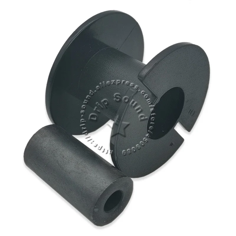 2pcs 39x26mm 원형 인덕터 권선 프레임 증폭기 크로스 오버 보빈 와이어 코일 자기 코어가있는 두꺼운 인덕턴스 해골