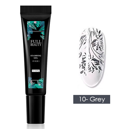 tırnak damgalama jel lehçe siyah beyaz tırnak transferi jel kapalı islatın vernik yağ baskı tırnak sanat damga tabaklar manikür TR1793