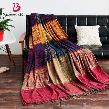 

Bubble Kiss New Chenille Blankets For Beds European Retro Throw Blanket Non-Slip Thicken Sofa Cover Towel Full Cover Bed Blanket