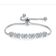 Bettyue простой стиль кубический циркон с цветком и круглой формы регулируемый браслет для женщин красочные блестящие вечерние наряды