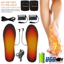 2000 мА/ч Теплые Зимние Стельки из плотного бархата для мужчин и женщин, электрические стельки, обувь для катания на лыжах, рыбалки, колодки, европейские размеры 36-46, D30