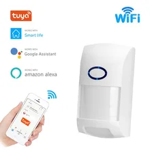 

Tuya Smart WiFi Infrared Detectors Outdoor Wireless PIR Alarm Motion Sensor Compatible With Tuya/Smart Life APP Smart Home
