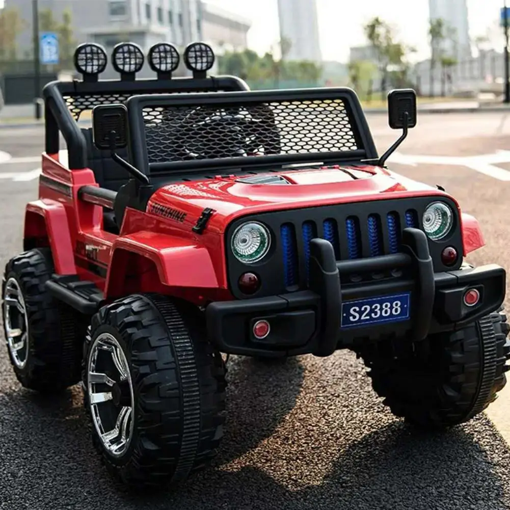 RCtown 12V дети едут на автомобиле игрушки Электрический аккумулятор Подвеска w/автомобиль дистанционного управления - Цвет: red