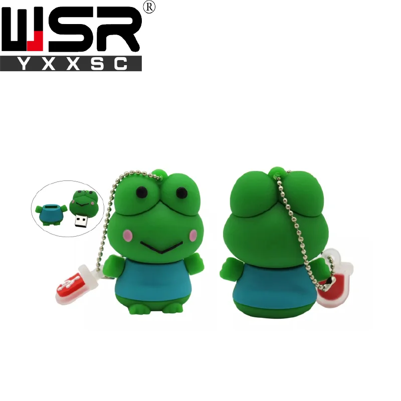 Newst cartoon Character usb2 0 pen drive 32gb 64gb 128gb Frog crow flash drive 4gb 8gb 2