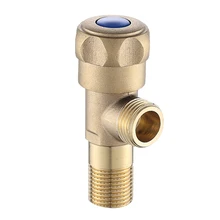 Медный угловой клапан восьмиугольный клапан треугольный клапан холодной воды клапан для туалета Кухня Ванная раковина